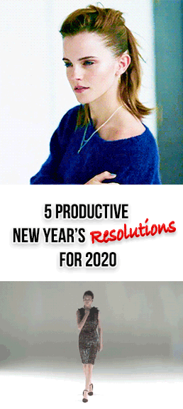 5 Productive New Year's Resolutions for 2020