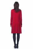 Catherine Convertible 100% Cashmere Dress/Cardigan - Black s10015_blk0_look1_fr_style2