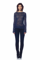 Grace Semi-Sheer Pullover S10019_NVY0_look1_fr_zoom_style1