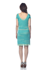Alessandra Reversible Summery Knit-Dress S10035_TRQ0_look2_bk_style1