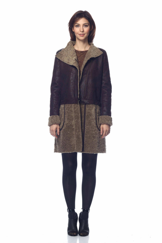 Hayden 6-Way Leather and Faux Shearling Jacket/Coat S10064_BRN0_look4_fr_zoom_style4