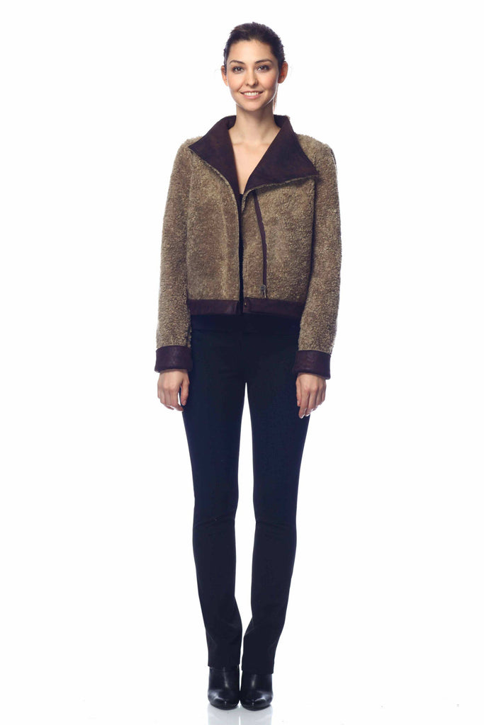 Hayden 6-Way Leather and Faux Shearling Jacket/Coat S10064_BRN0_look6_fr_zoom_style6