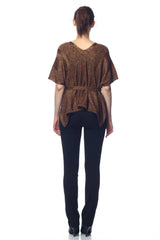 Dominika Luxury 3-Way Convertible Poncho S10070_GLD0_look1_fr_zoom_style1