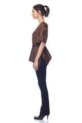 Dominika Luxury 3-Way Convertible Poncho S10070_GLD0_look1_fr_zoom_style1