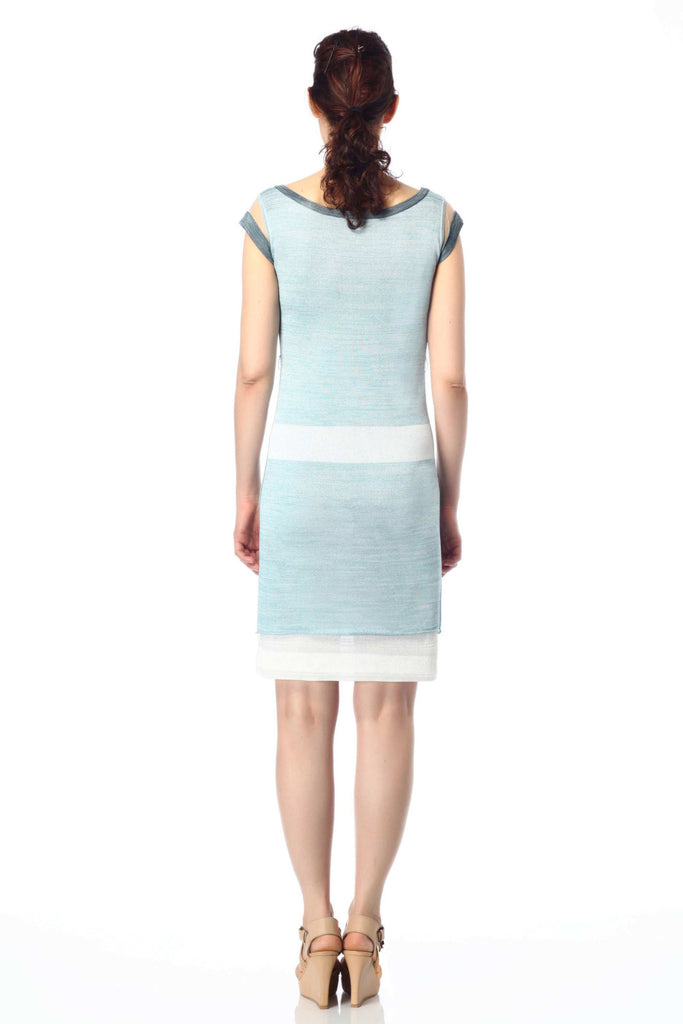 Agata Reversible Knit-Dress with Matching Sash S10077_LBLZ_Look1_fr_style2