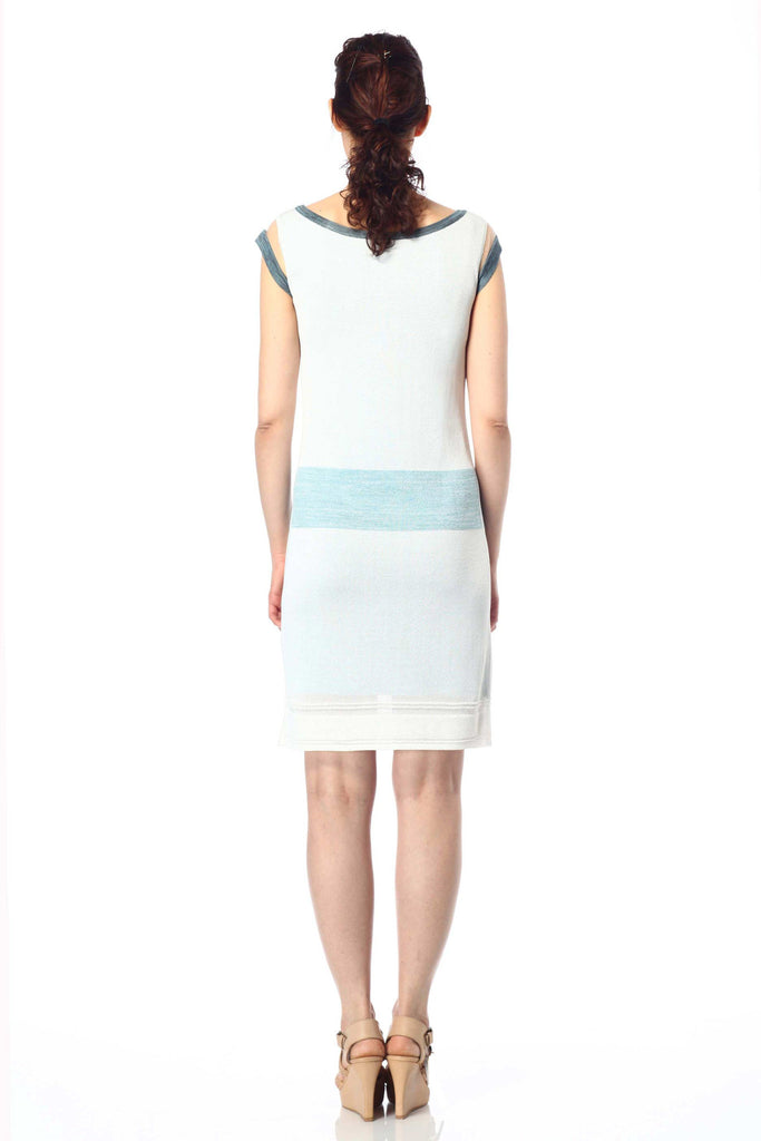 Agata Reversible Knit-Dress with Matching Sash S10077_LBLZ_Look2_fr_style1