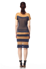 Alberta Reversible Straight Knit-Dress S10079_GLDZ_Look2_bk_style1