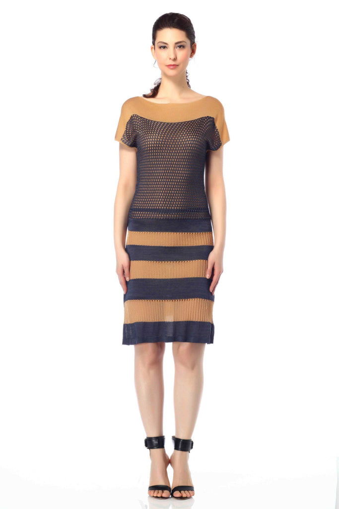 Alberta Reversible Straight Knit-Dress S10079_GLDZ_Look2_fr_style1