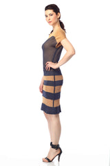 Alberta Reversible Straight Knit-Dress S10079_GLDZ_Look2_sd_style1