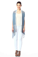 Arianna Reversible Draped Cardigan with Lace Detail S10083_LBLZ_Look1_fr_style1