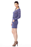 Clara Luxury Reversible Zip-Up Cardigan/Dress S10086_BLUZ_Look2_fr_style2