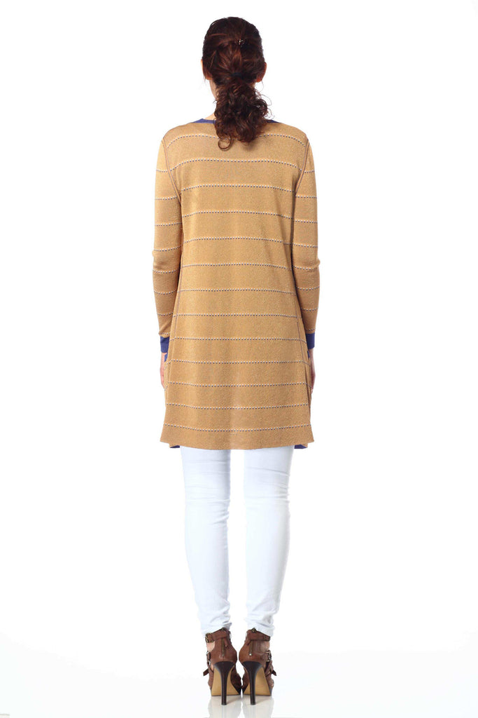 Clara Luxury Reversible Zip-Up Cardigan/Dress S10086_BLUZ_Look1_fr_style3