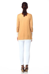 Perla Reversible Draped Jacket/Coat with Matching Sash S10087_GLDZ_Look2_fr_style1