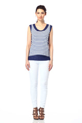 Carla Reversible Round Neck Tank Top S10089_BLUZ_Look1_fr_style1
