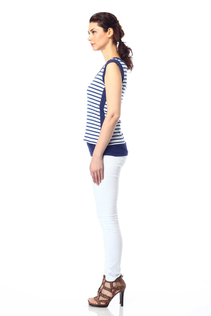 Carla Reversible Round Neck Tank Top S10089_BLUZ_Look1_fr_style1