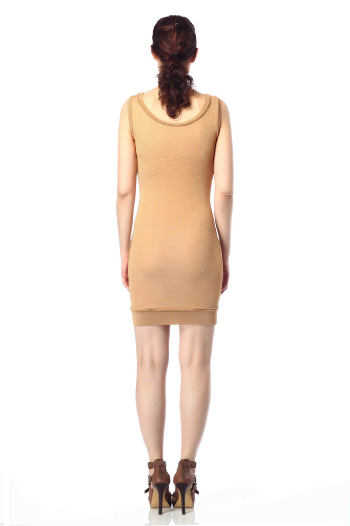Alda Reversible Sleeveless Sheath Dress S10093_GLDZ_Look1_fr_style1