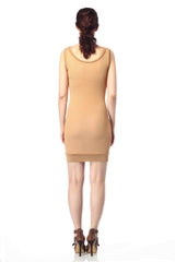 Alda Reversible Sleeveless Sheath Dress S10093_GLDZ_Look1_fr_style1