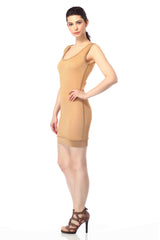 Alda Reversible Sleeveless Sheath Dress S10093_GLDZ_Look1_fr_style1