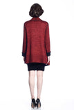 Eleanor Reversible Draped Cardigan - Red/Black S10097_REDZ_Look2_fr_style2