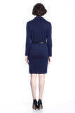 Genevieve Elegant Reversible Dress- Navy/Grey S10099_NVYZ_look2_fr_style2