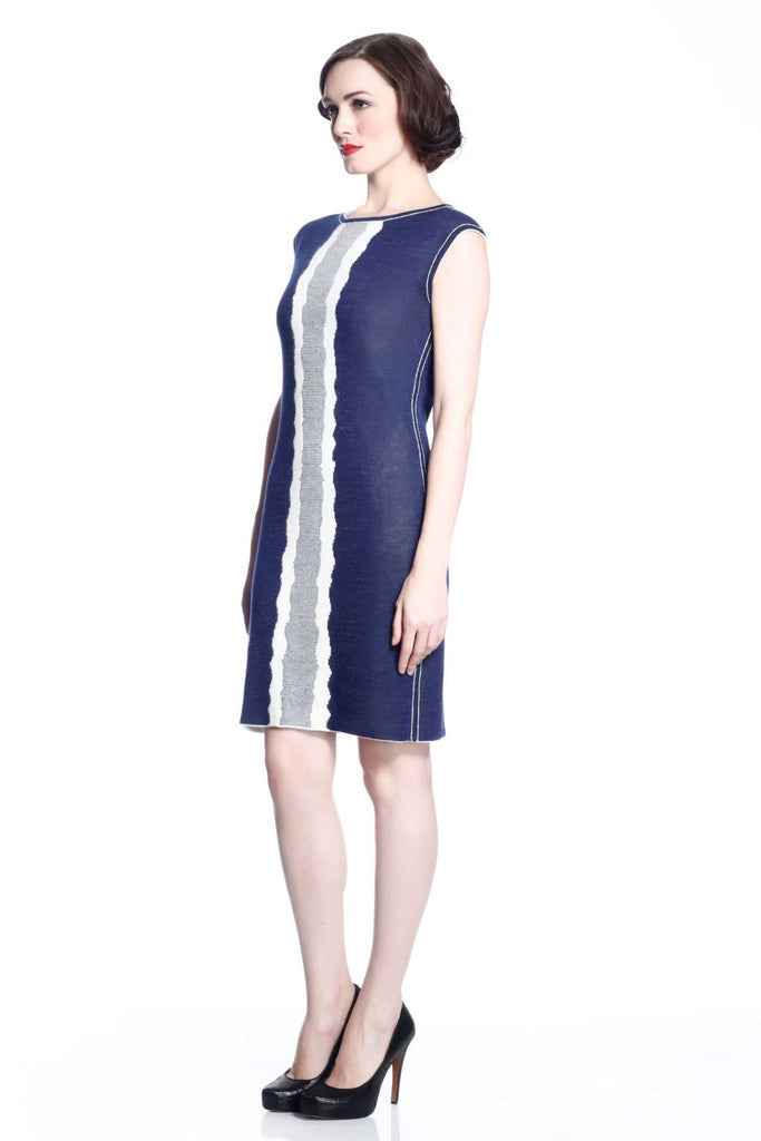 Greta Elegant Reversible Knit-Dress S10100_NVYZ_Look2_fr_style1