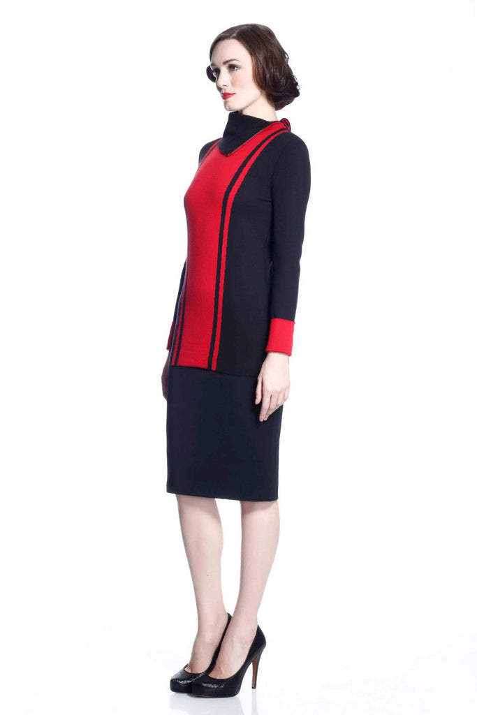 Opal Reversible Pullover - Black/Red S10101B_REDZ_Look2_fr_style1