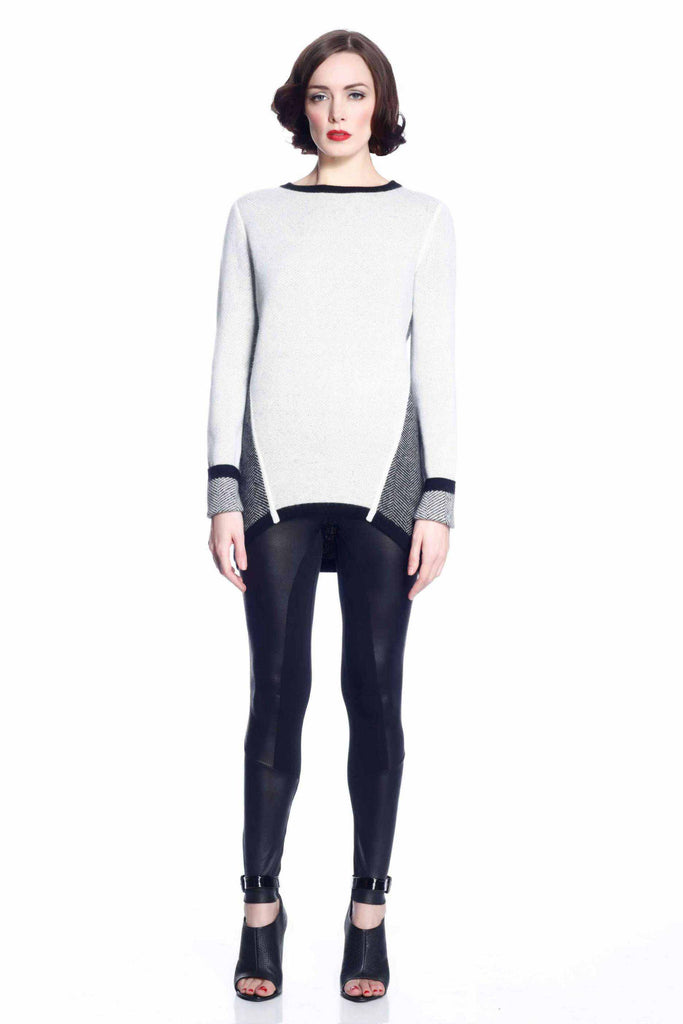Claudette Reversible Pullover - Black S10102A_BLKZ_Look1_fr_style2