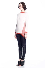 Claudette Reversible Pullover - Red S10102B_REDZ_Look2_fr_style1
