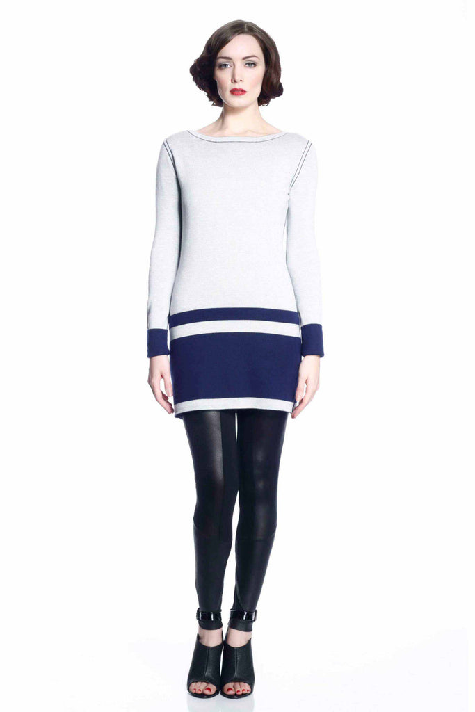 Loretta Reversible Dress/Pullover - Navy/Grey S10107_NVYZ_look2_fr_style2