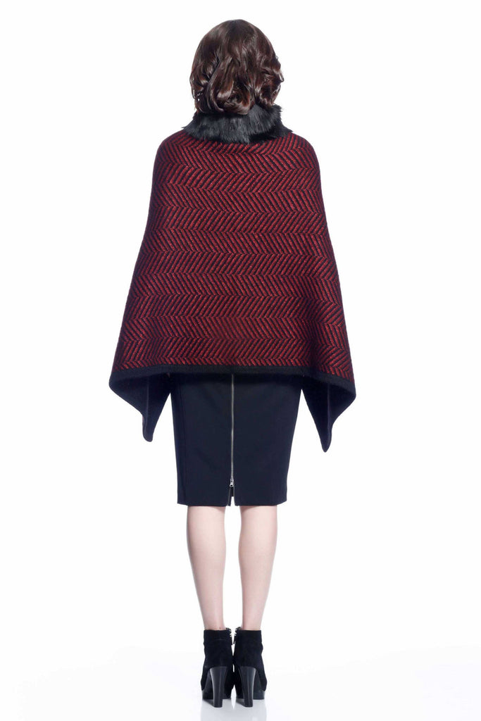 Marcella Reversible 4-Way Cape with Detachable Collar S10118_BLKZ_Look1_fr_style1