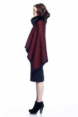 Marcella Reversible 4-Way Cape with Detachable Collar S10118_BLKZ_Look1_fr_style1