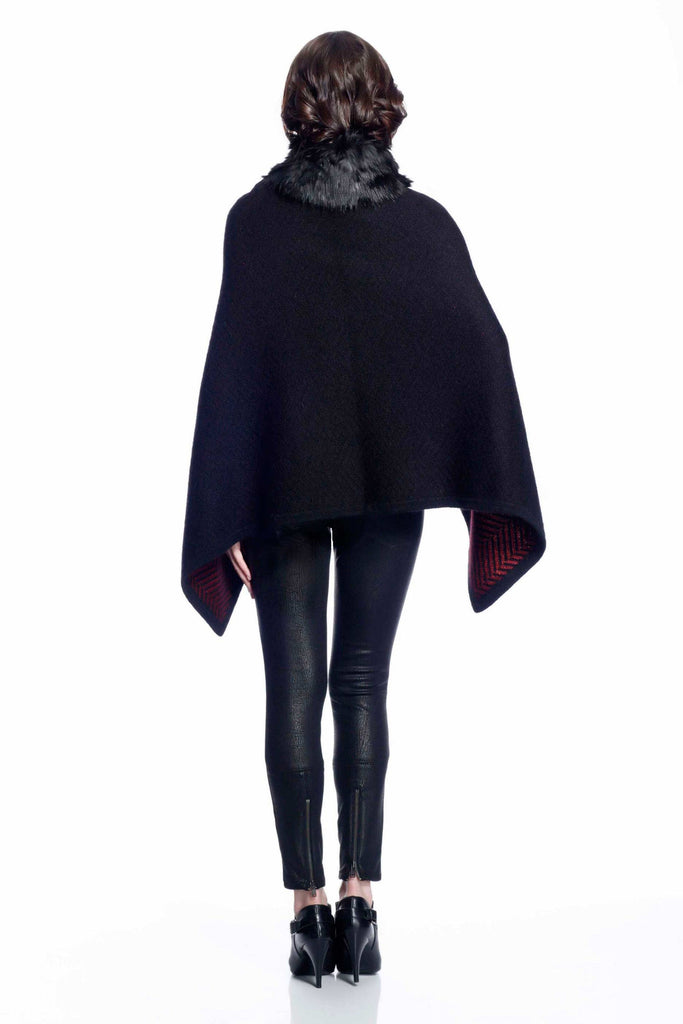 Marcella Reversible 4-Way Cape with Detachable Collar S10118_BLKZ_Look2_fr_style3