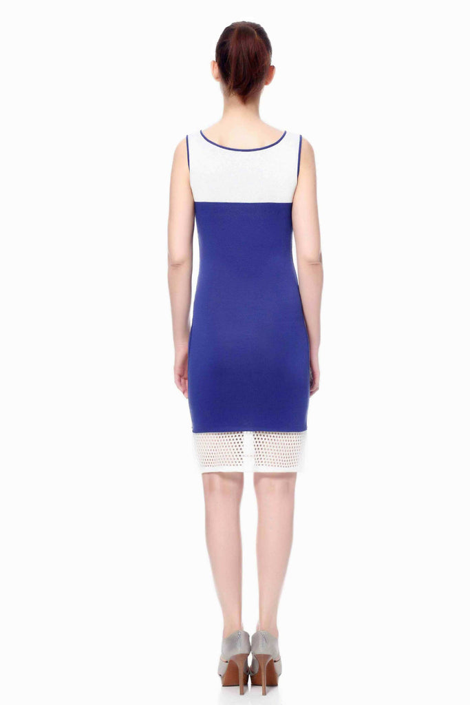 Careen Elegant Reversible Sheath Dress S10134A_NVYZ_Look1_Fr_style1