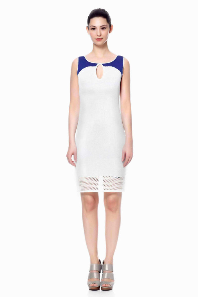Careen Elegant Reversible Sheath Dress S10134A_NVYZ_Look2_Fr_style2