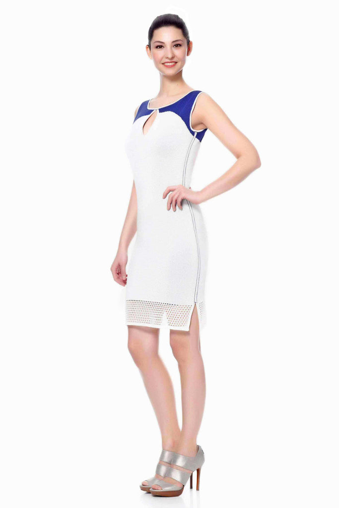 Careen Elegant Reversible Sheath Dress S10134A_NVYZ_Look2_Fr_style2