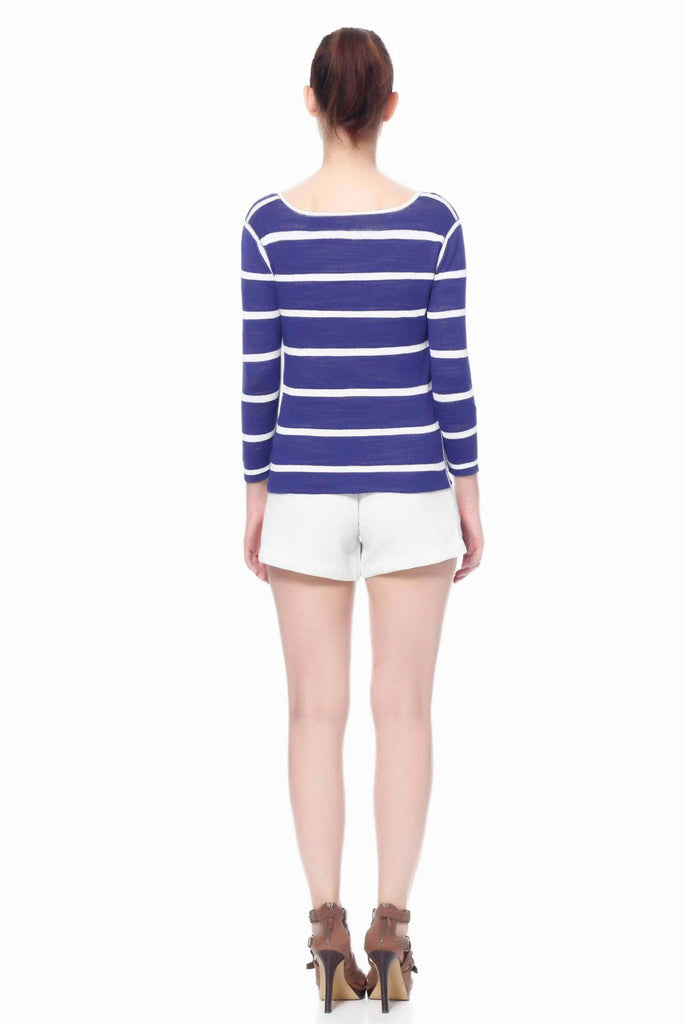 Edith High Neck Cruise Reversible Pullover S10138A_NVYZ_Look1_Fr_style2