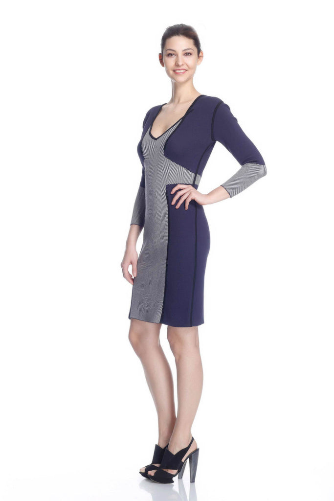 Andela V-Neck Reversible Dress S10143-Andela-F-01_style2