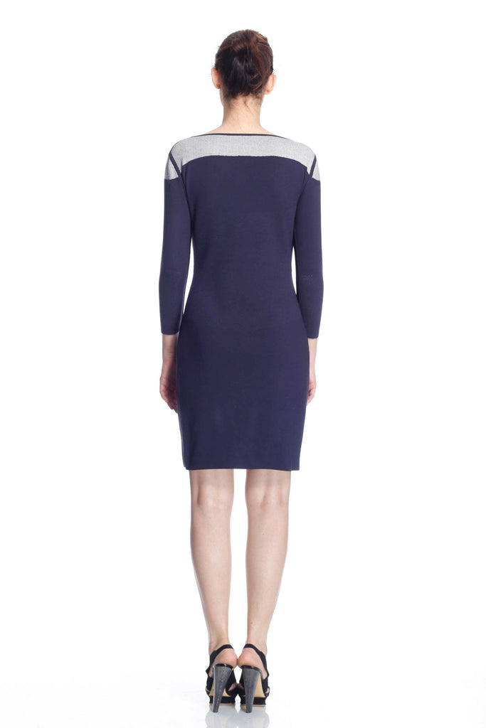 Bela Luxury Boat Neck Reversible Dress S10149_bela_F_02_style1