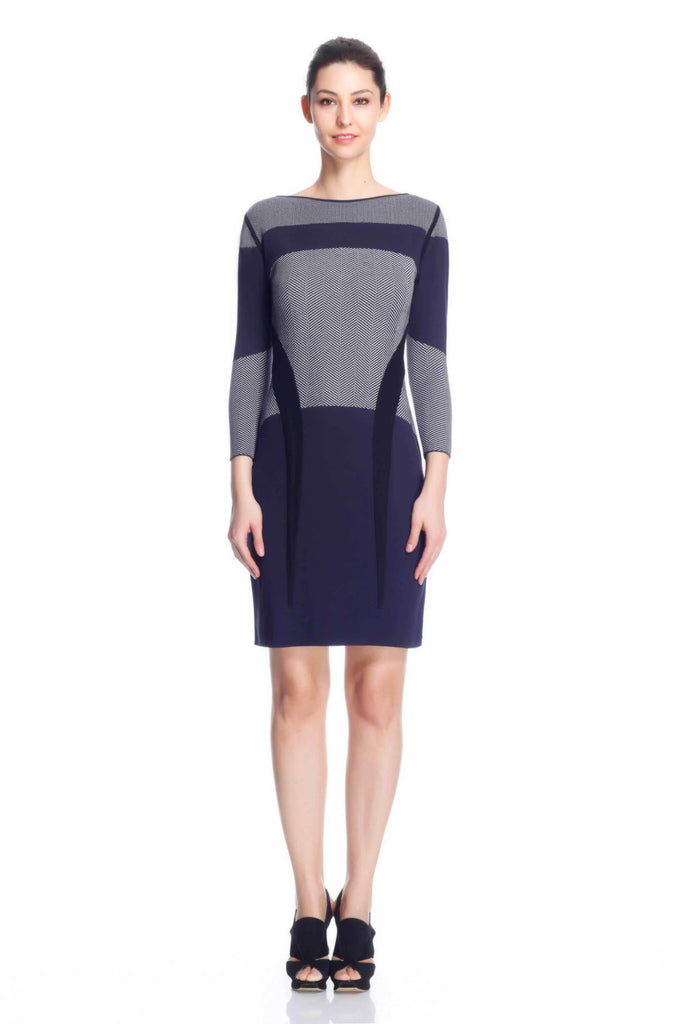 Bela Luxury Boat Neck Reversible Dress S10149_bela_F_02_style2