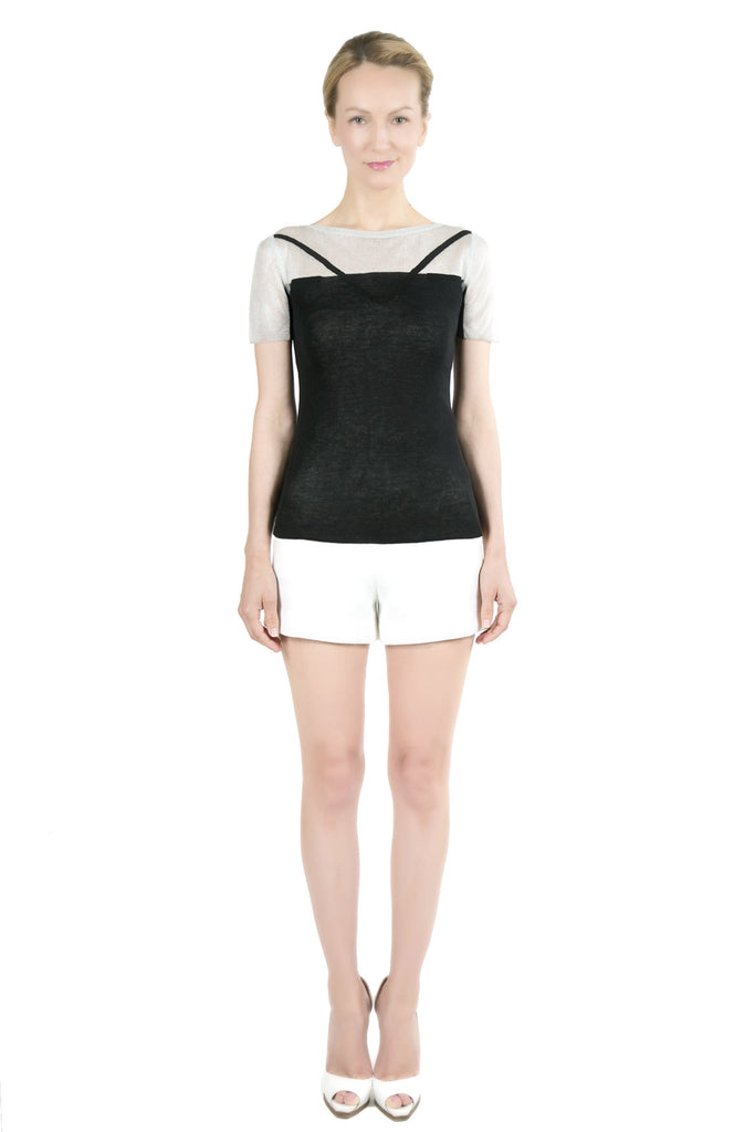 Delia Minimalist Reversible Pullover S10165_BLKZ_Look1_Fr_style1