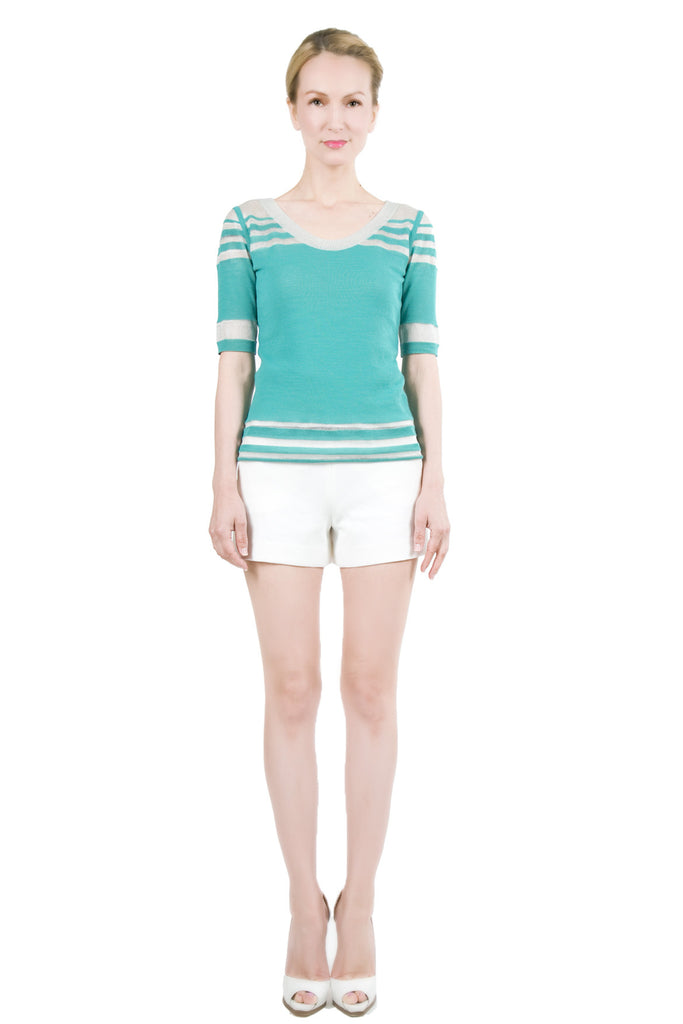 Andonia Round Neck Reversible Pullover S10168_GRNZ_Look1_Fr1_style1
