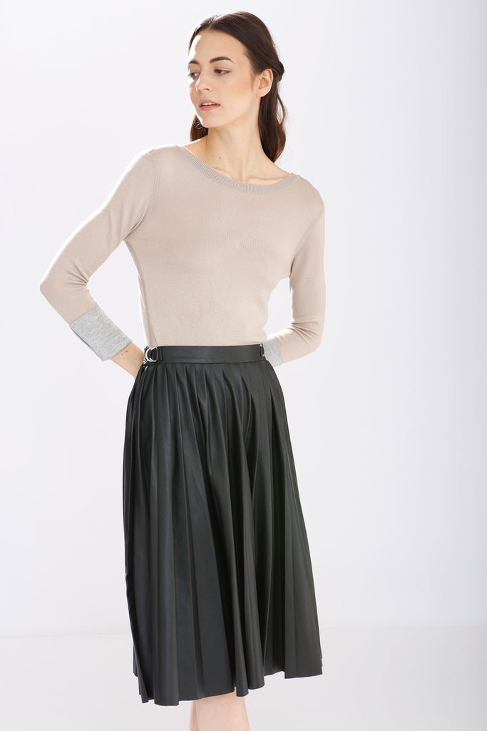 Taylor Reversible Silk/Cashmere Pullover – Pink/Beige/Grey S10179B-Taylor-F-04_style4