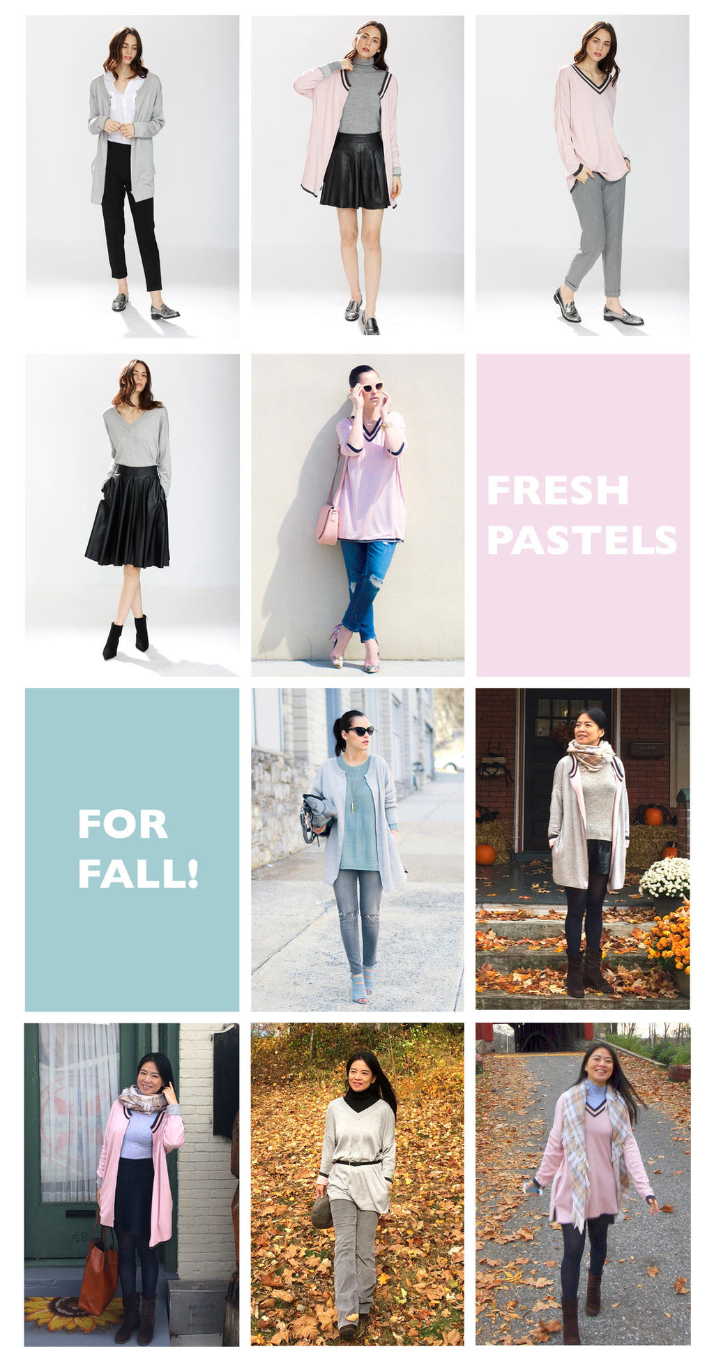 How to wear pastels in fall and winter - Christinabtv