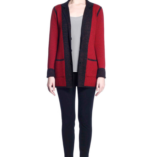 argue reversible wool cardigan ② S10104B_REDZ_look1_fr_600x600_
